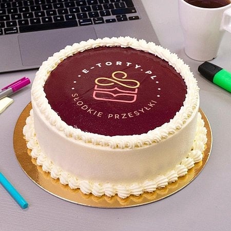 Cake with your brand's logo (Small)
