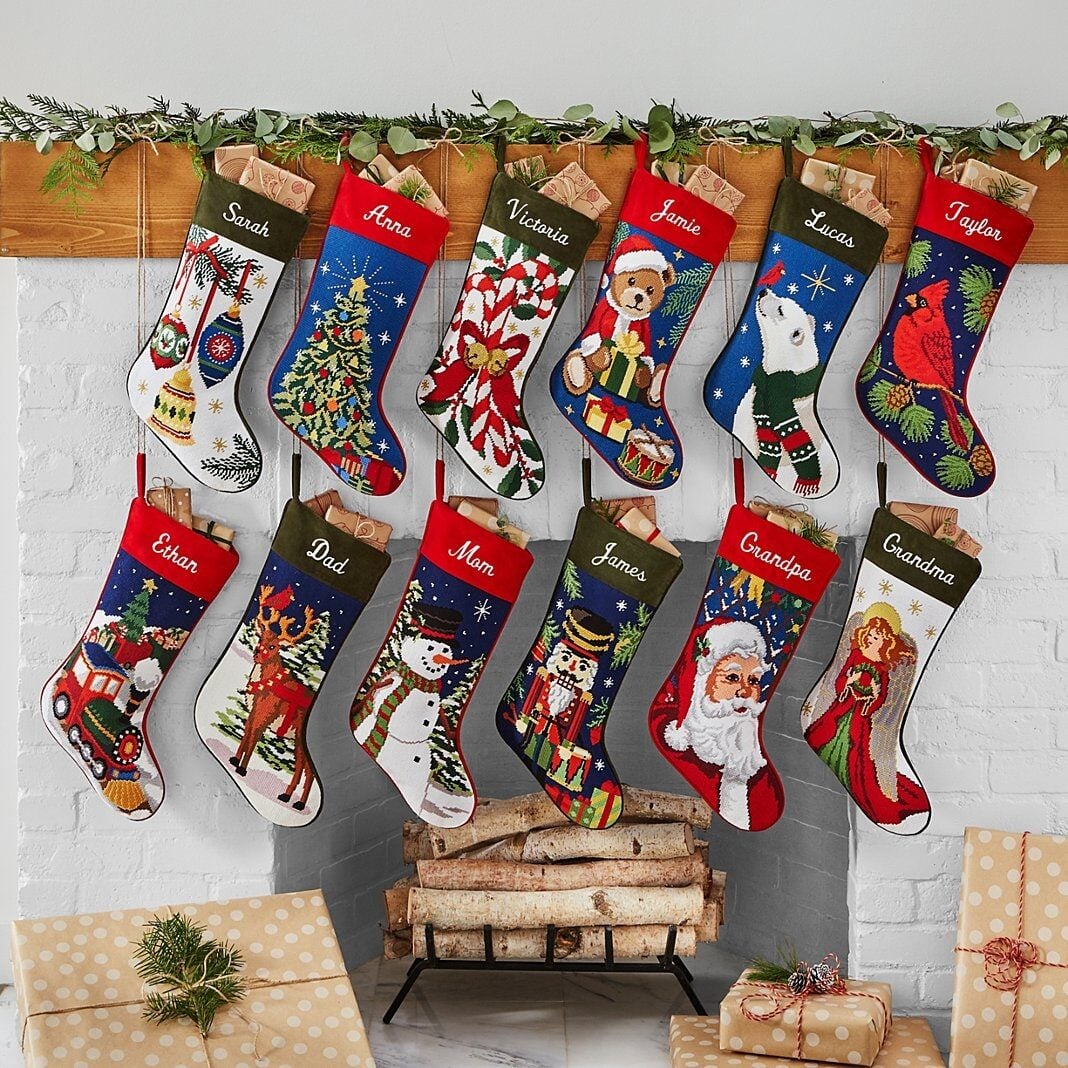 Needlepoint Personalized Stocking