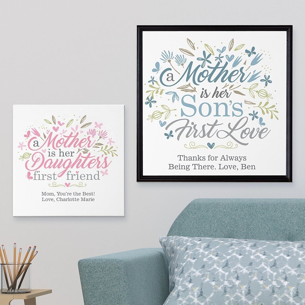First Memories Canvas for Mom