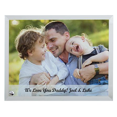 Family Photo Glass Message Frame