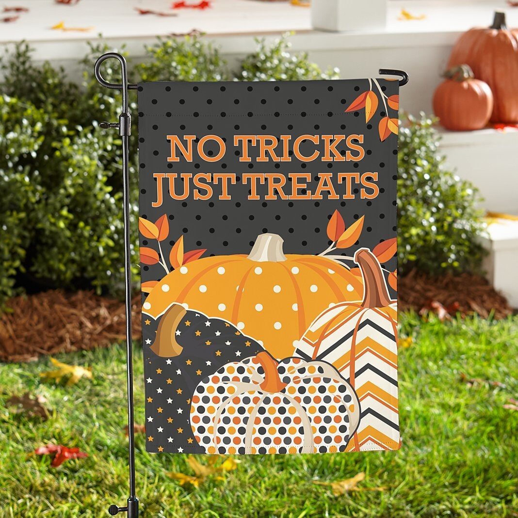 Pattern Pumpkin Garden Flag