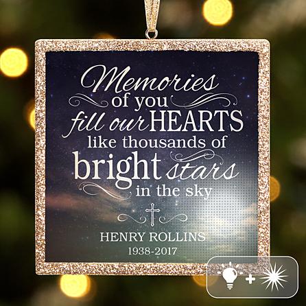 TwinkleBright LED Memories of You Ornament