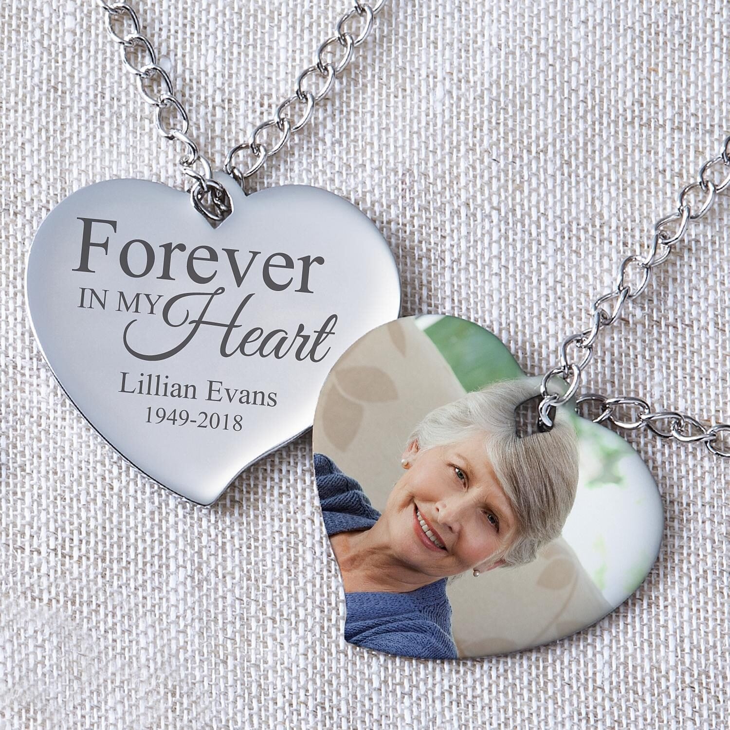 Forever In My Heart Photo Pendant