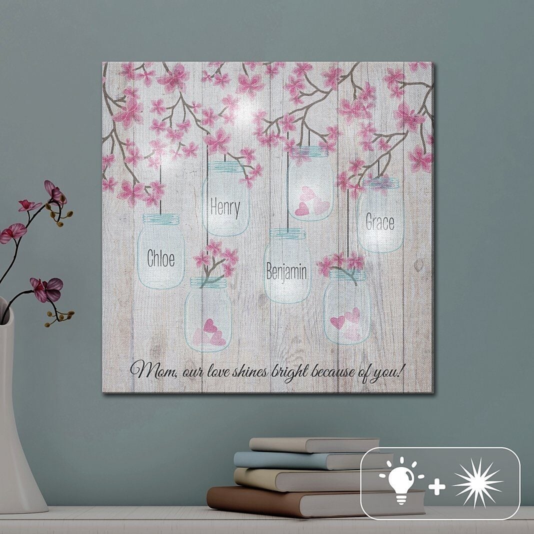 Twinklebright® Led Lights Of Love Canvas