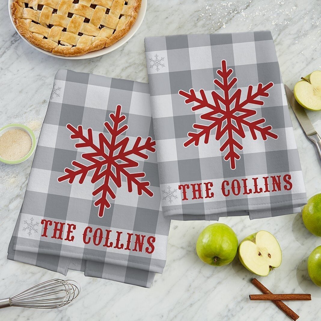 Snowflake Wishes Kitchen Towel (Set of 4)