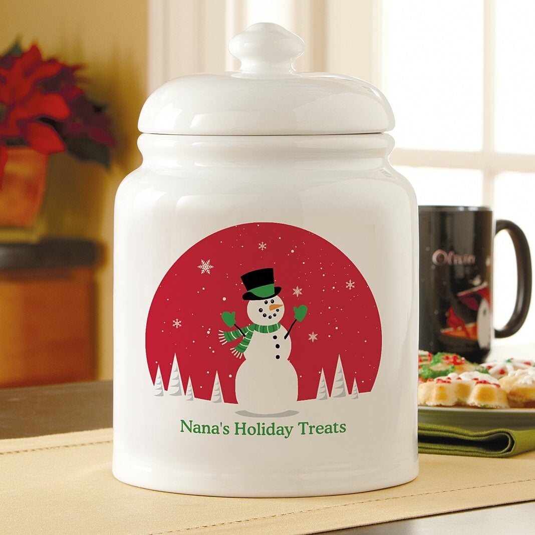 Holiday Happiness Cookie Jar