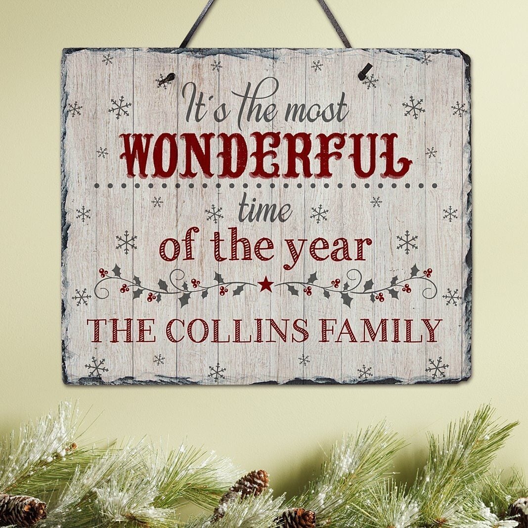 Most Wonderful Time of the Year Slate