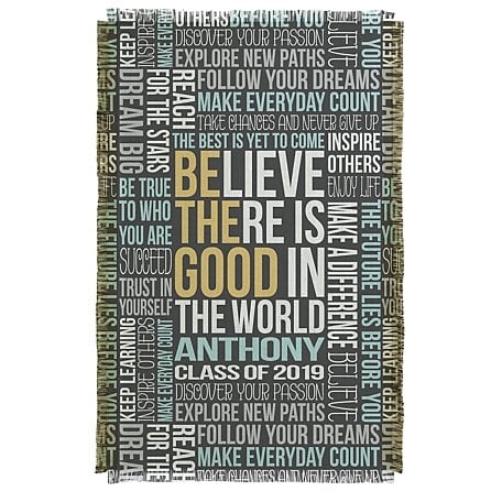 Be The Good Graduation Throw
