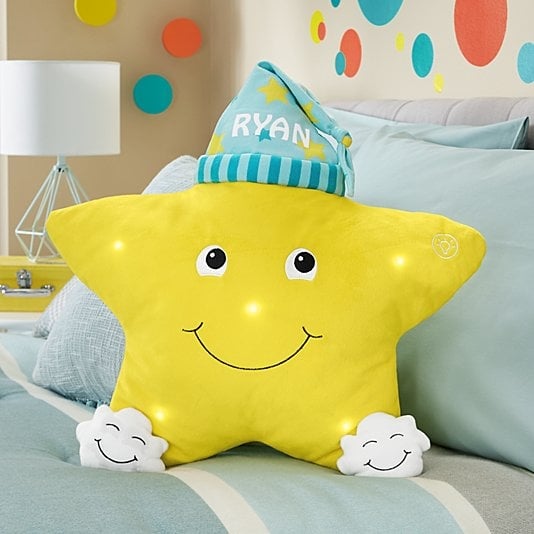 Twinkle Twinkle Light-Up Star Pillow