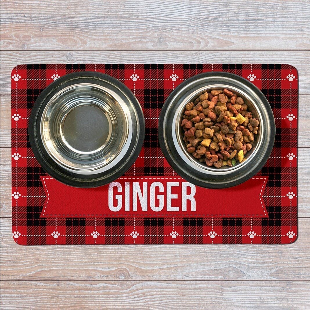Plaid Pet Mat (17x27)