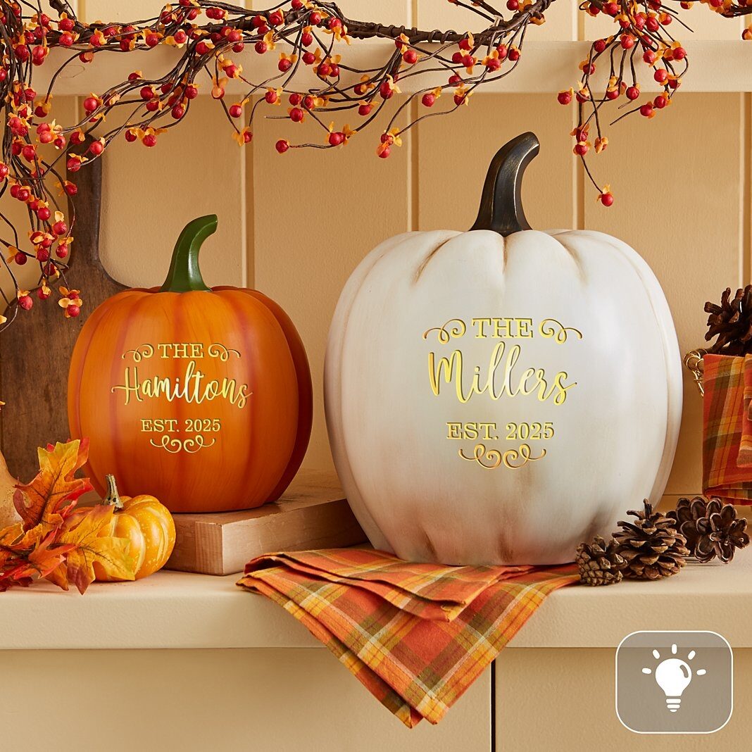 Light-Up Established Pumpkin