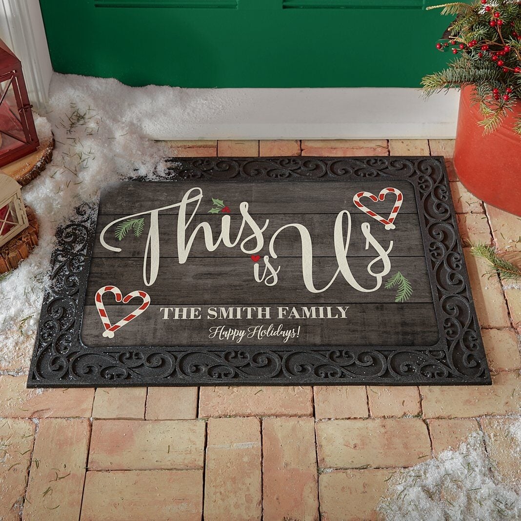 This is Us Holiday Doormat (17x27)