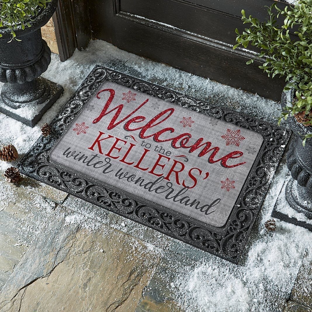 Welcome to Our Winter Wonderland Doormat (17x27)