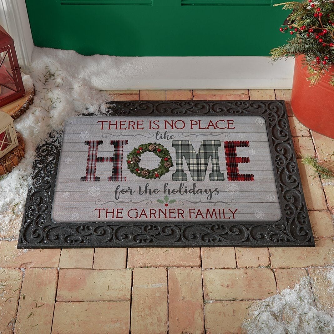 Home for the Holidays Doormat (17x27)