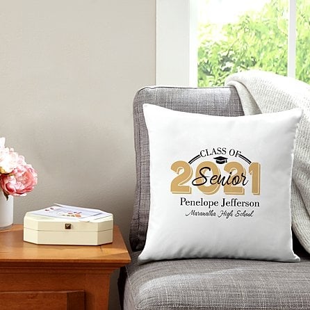 Senior Pride Graduation Throw Pillow
