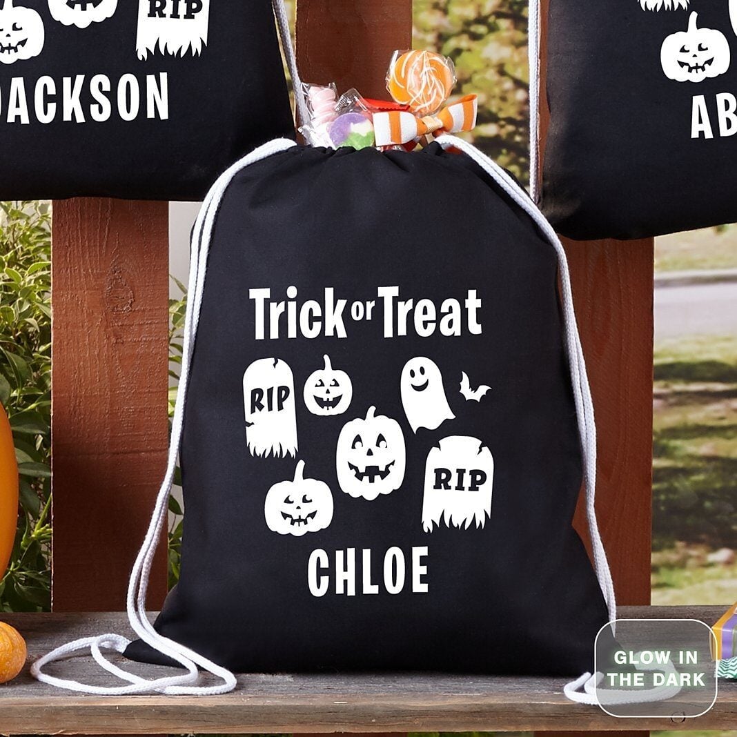 Glow In The Dark Graveyard Treat Bag