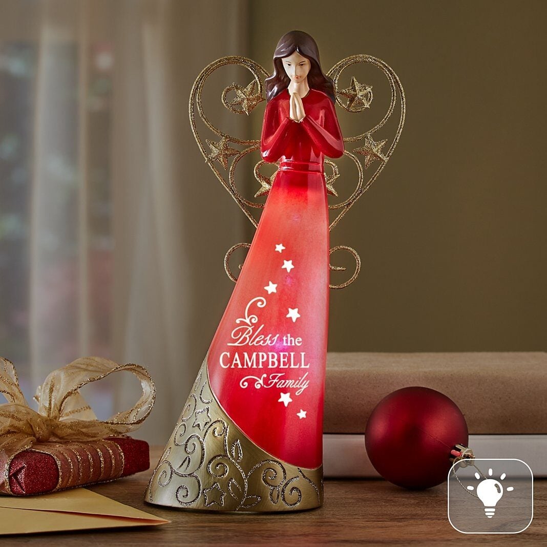 Light-Up Angel Figurine