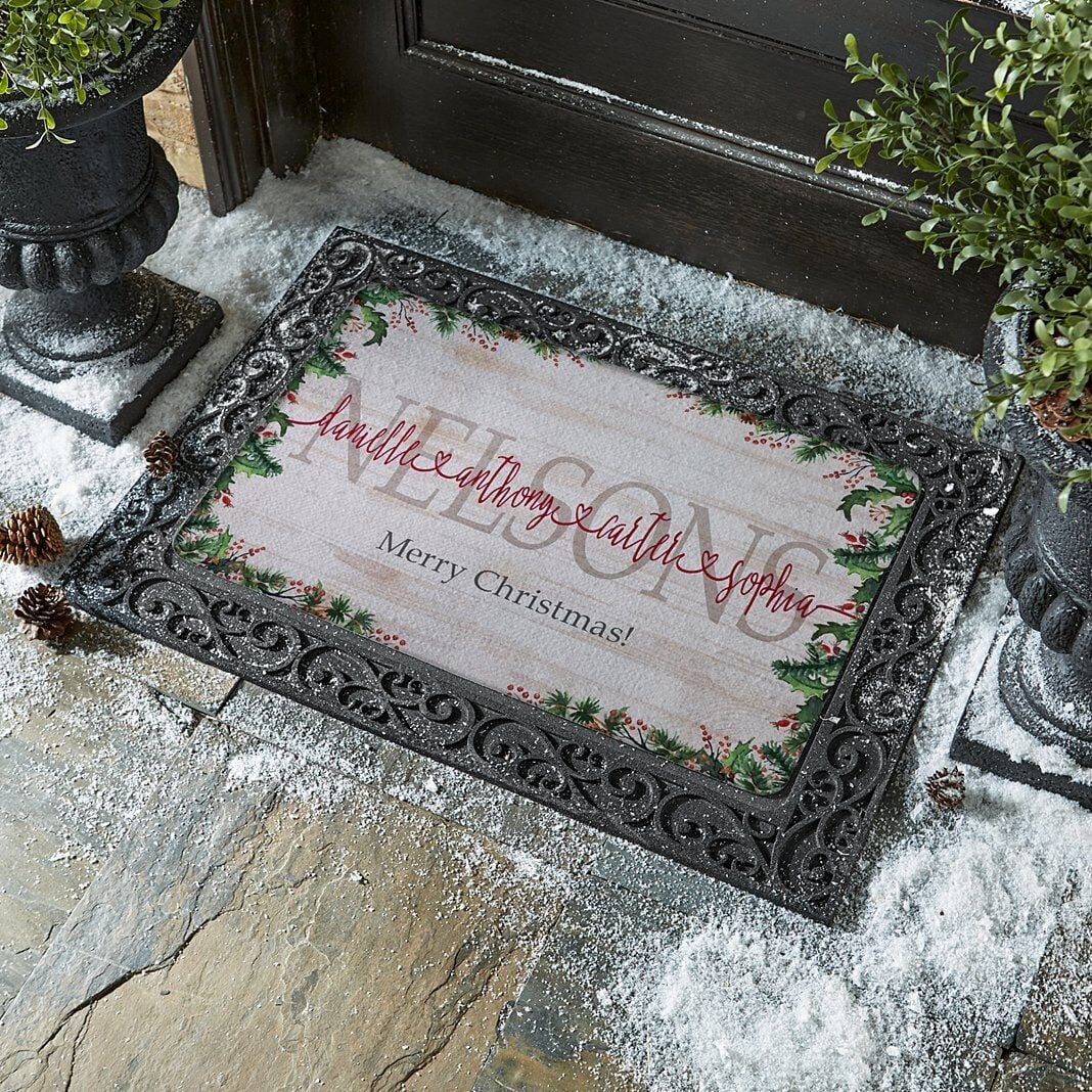 The Spirit of Christmas Connects Us Doormat (17x27)