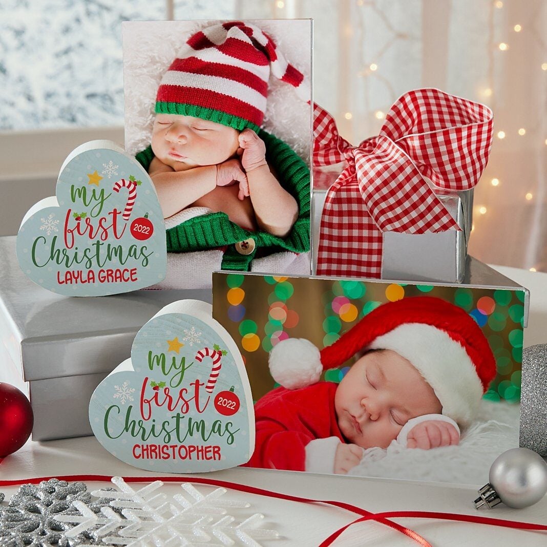 My First Christmas Heart Frame