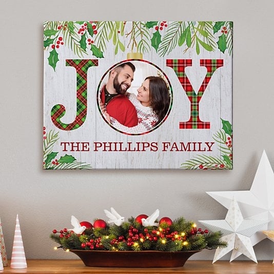 Christmas Joy Photo Canvas