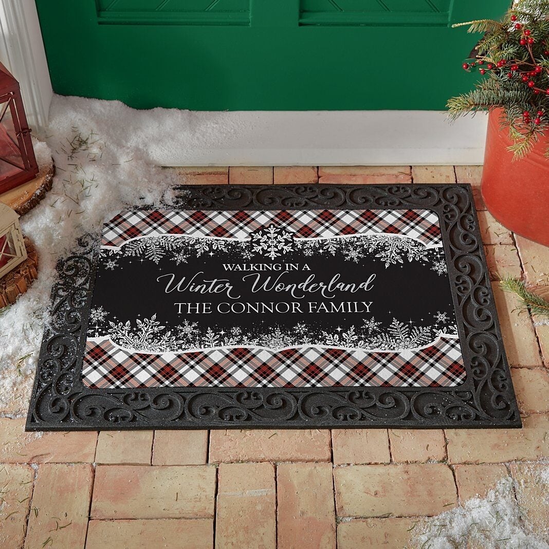 Walking in a Winter Wonderland Doormat (17x27)