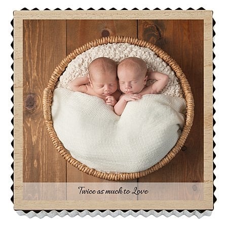 Picture Perfect Photo Metal Edge Wood Wall Art