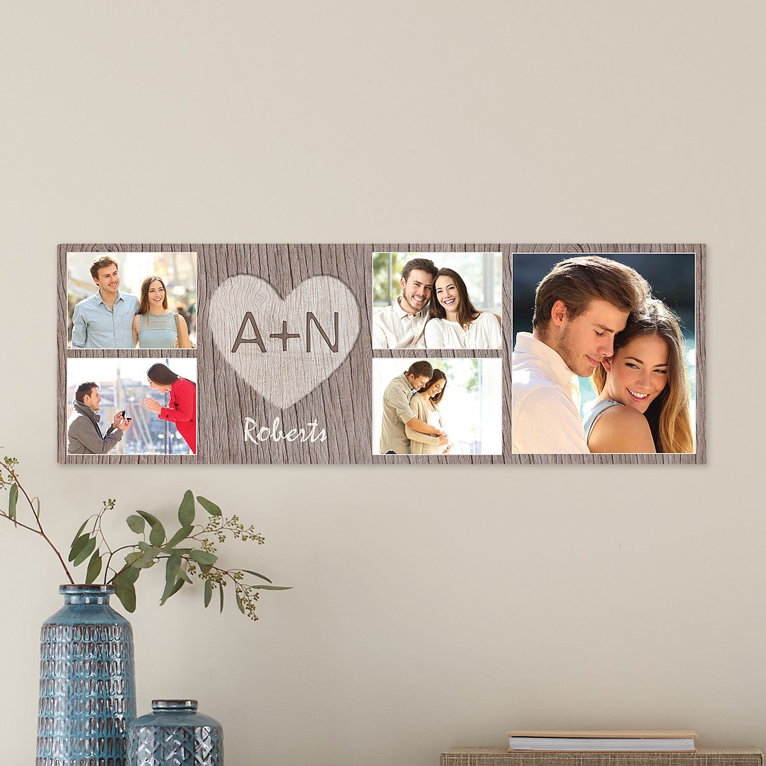 Carved In Love Photo Canvas(1)