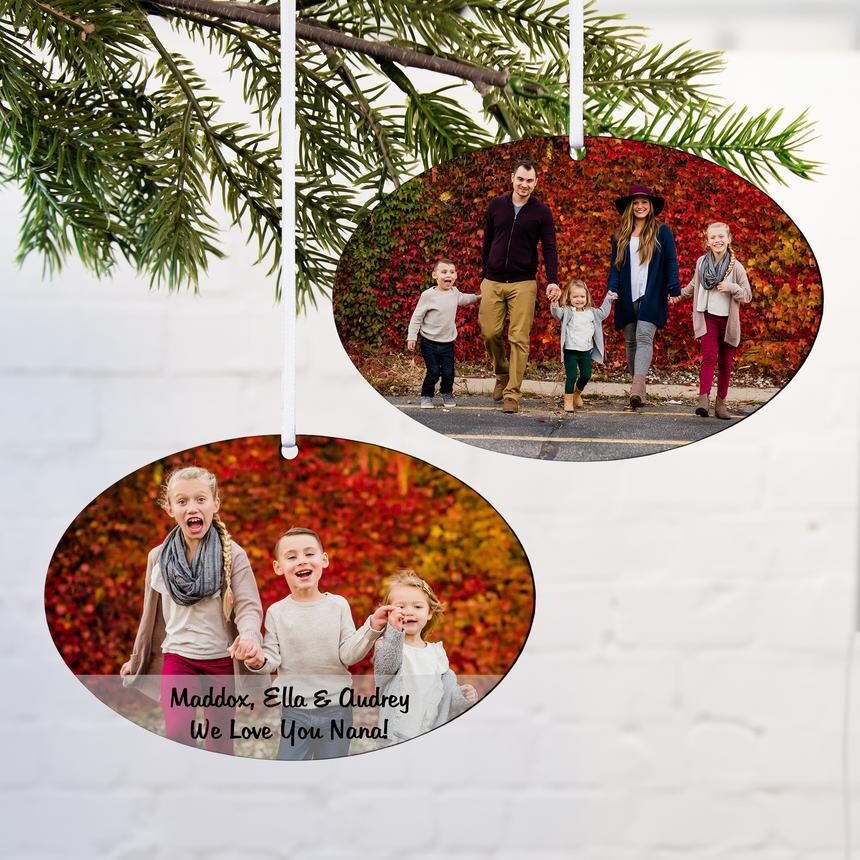 Picture-Perfect Photo Oval Ornament