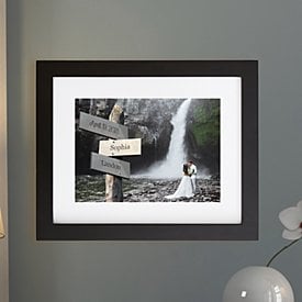 All Roads Lead To Us Photo Framed Print - 11X14