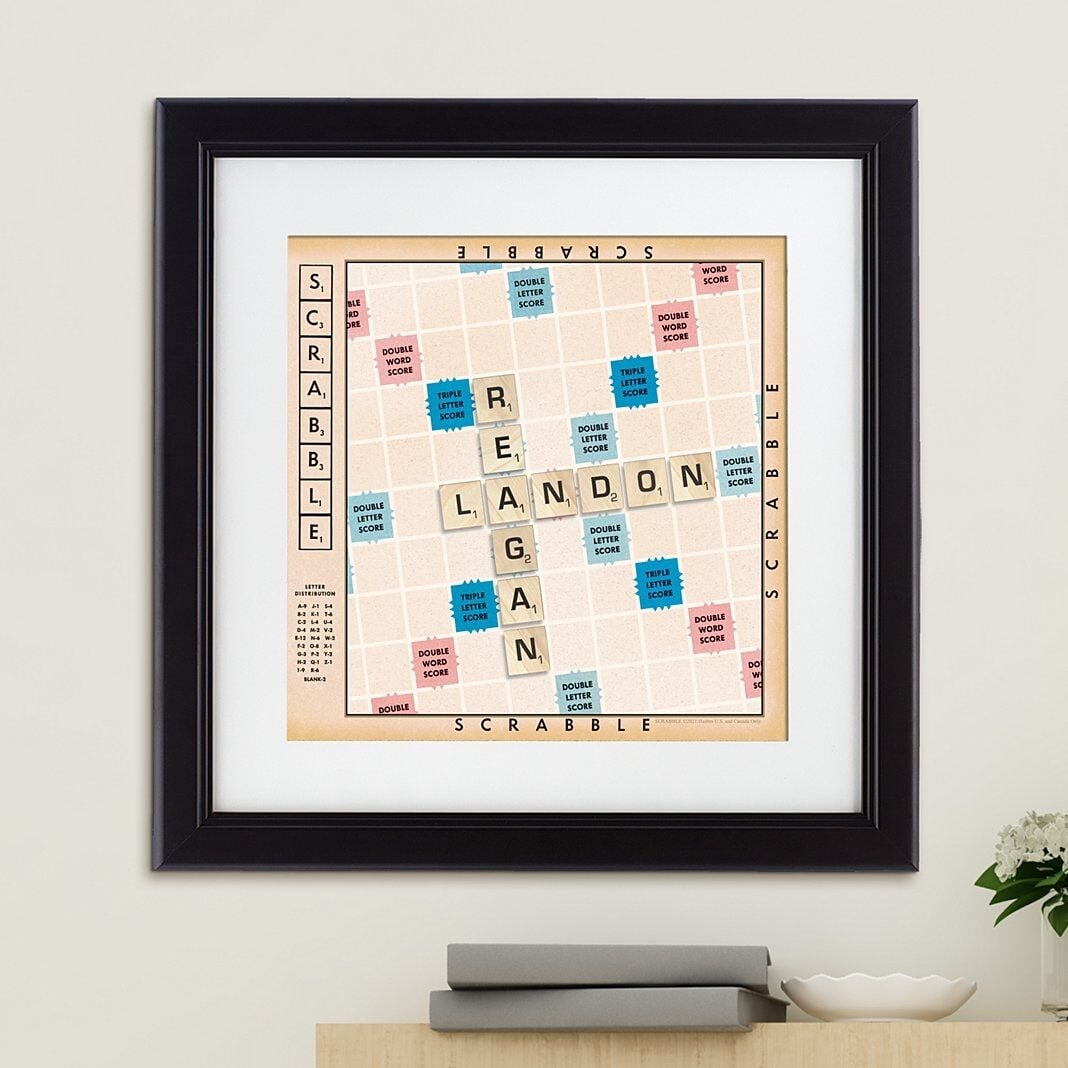 SCRABBLE® Couple Framed Print