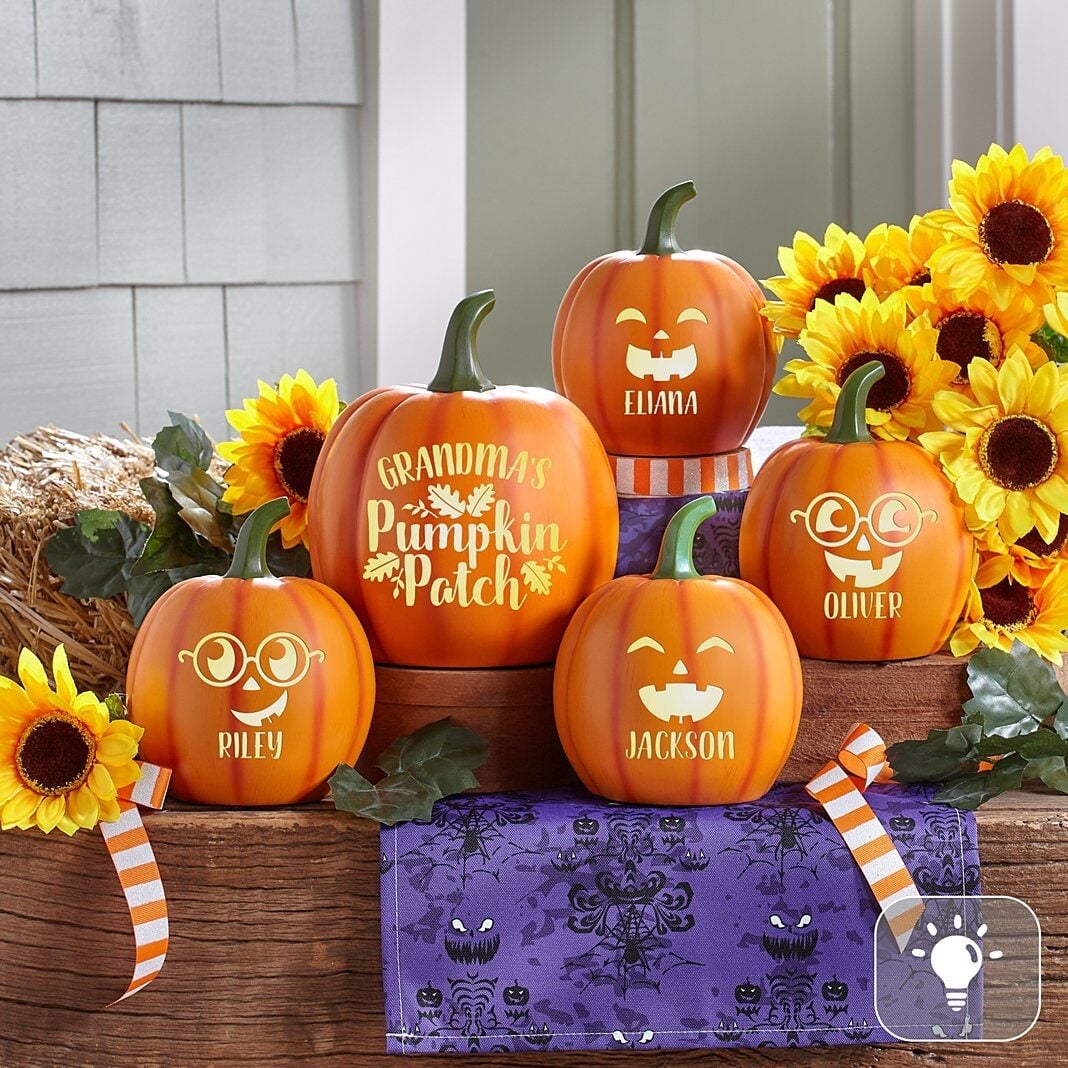 Light-Up Little Pumpkin Patch Set