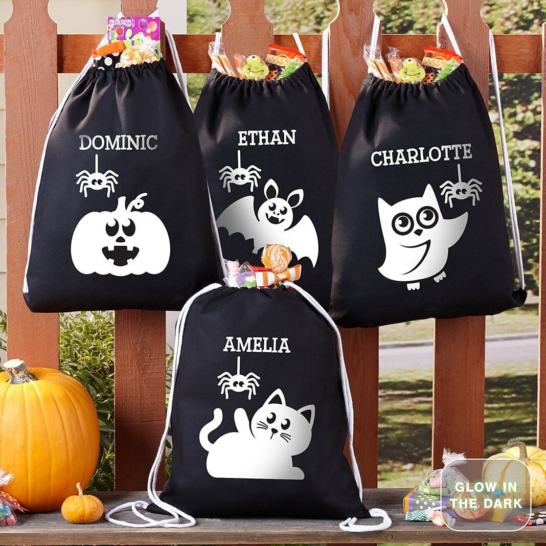 Spooky Cuties Glow In The Dark Drawstring Bag