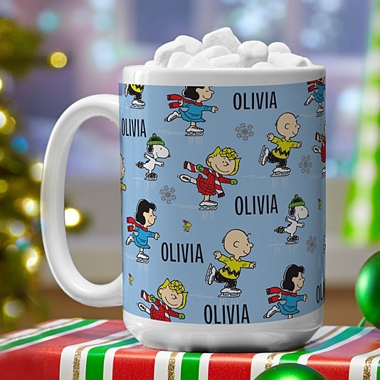 PEANUTSÂ® Ice Skating Friends Mug