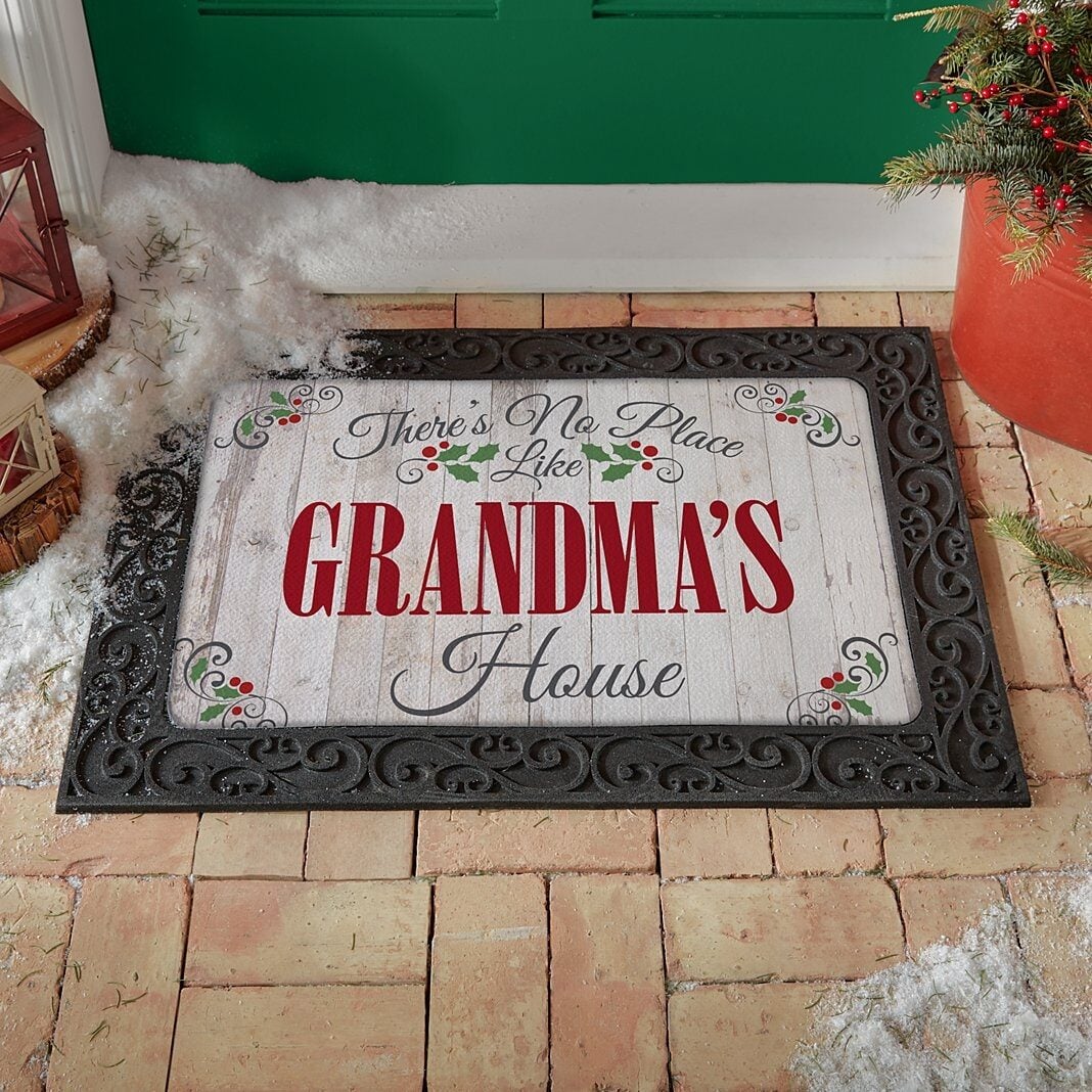 Our Favorite Place Holiday Doormat (17x27)
