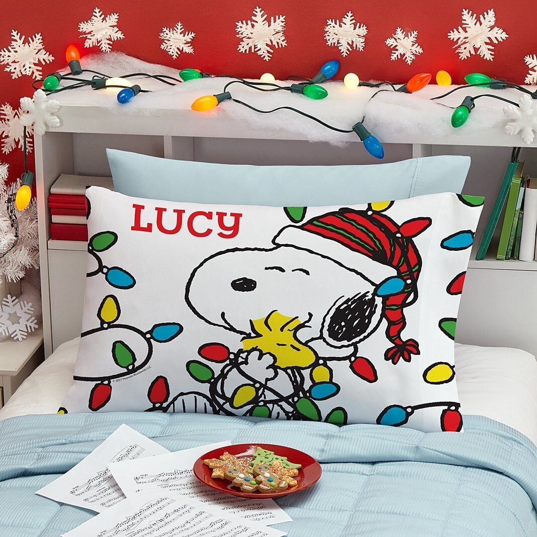 PEANUTS® Lots of Lights Pillowcase