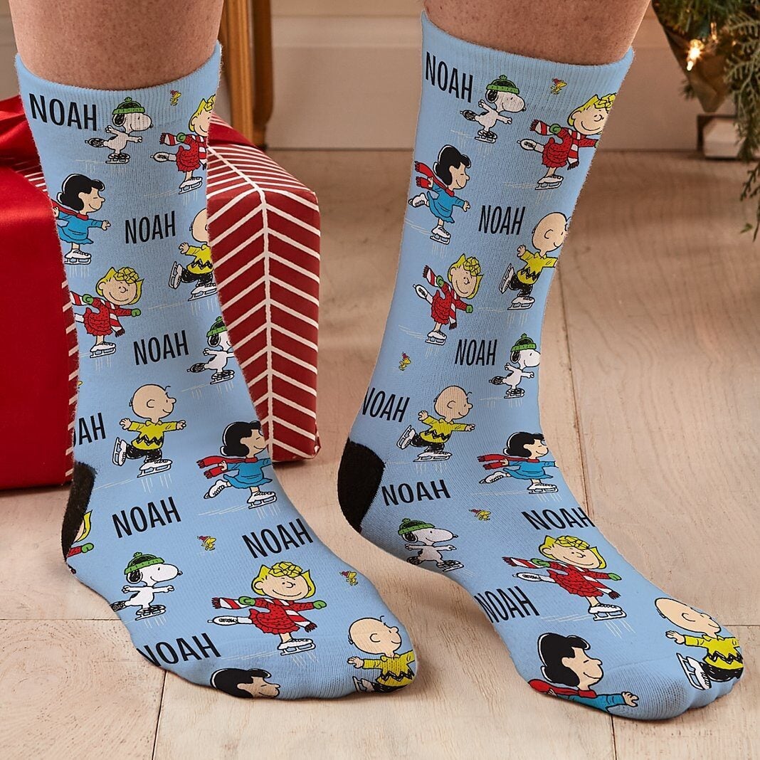 PEANUTS® Ice Skating Friends Socks