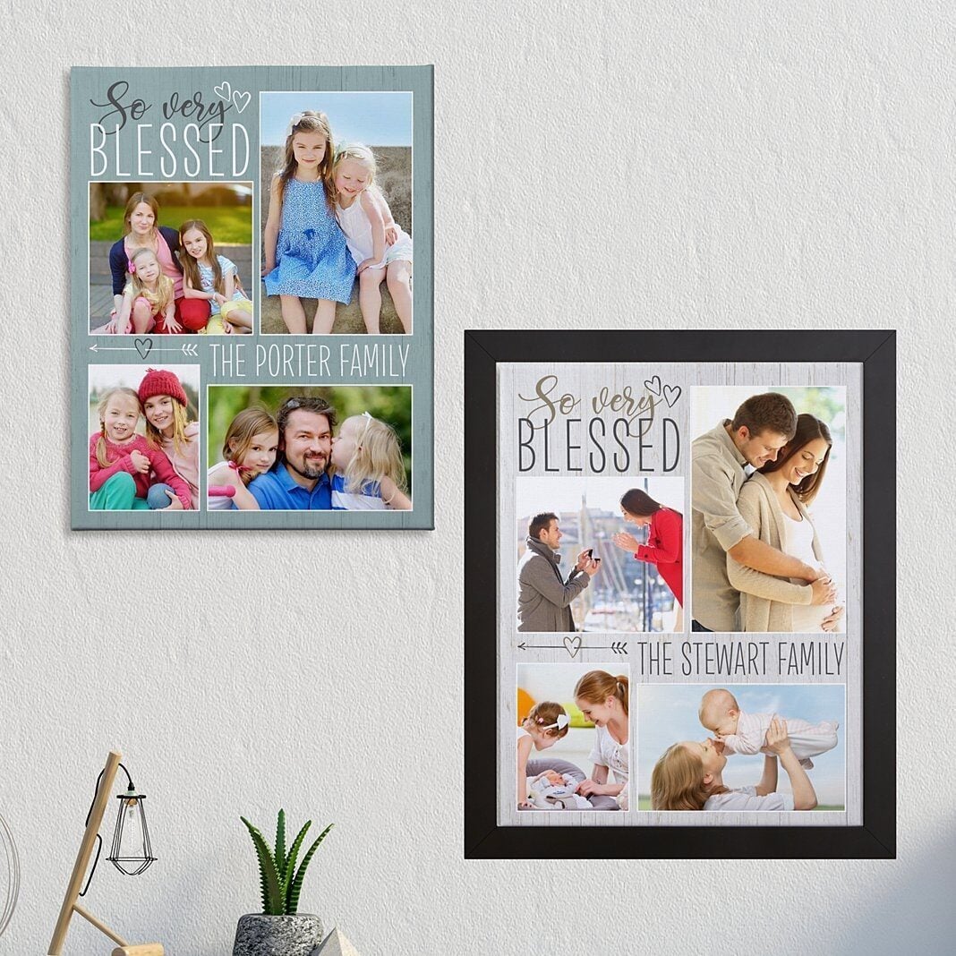 So Very Blessed Photo Canvas (11x14)