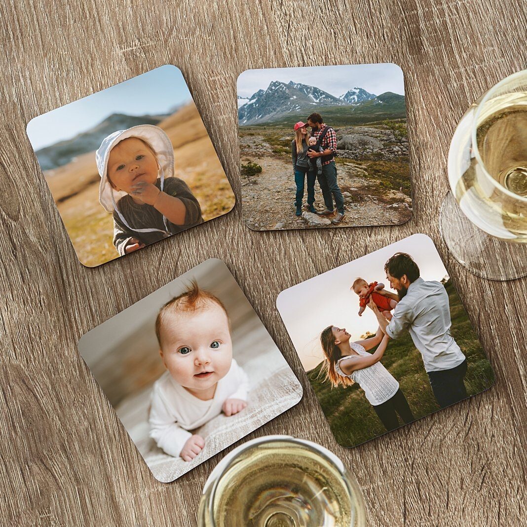 Picture-Perfect Wood Coasters
