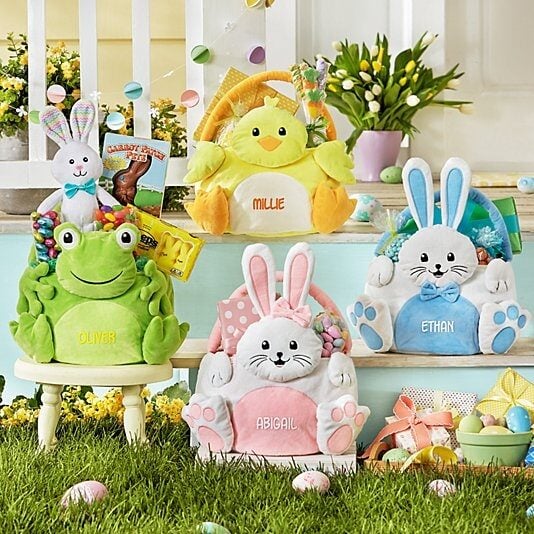 NewBig Fluffy Feet Easter Basket