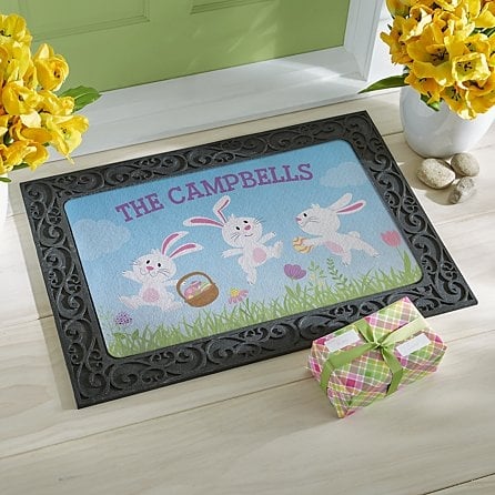 Dancing Bunnies Doormat (17x27)