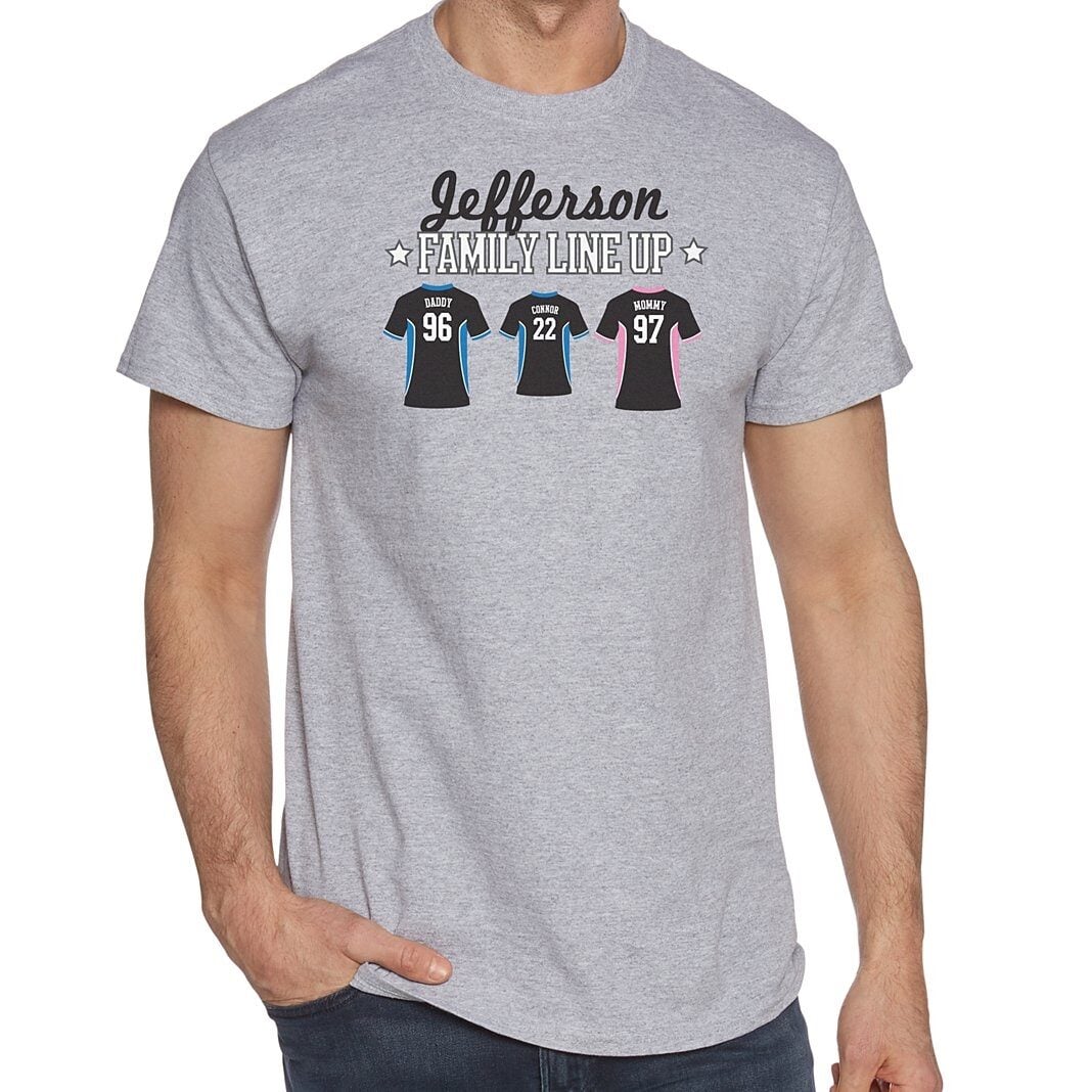 Family Line Up Sports T-Shirt