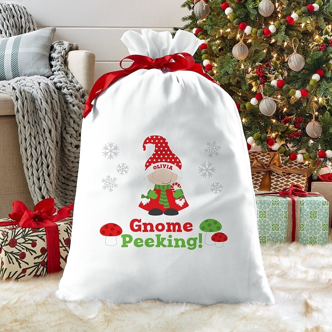 New Gnome Peeking! Oversized Gift Bag