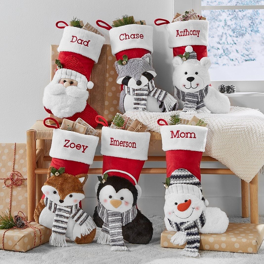 New North Pole Pals Plush Stocking