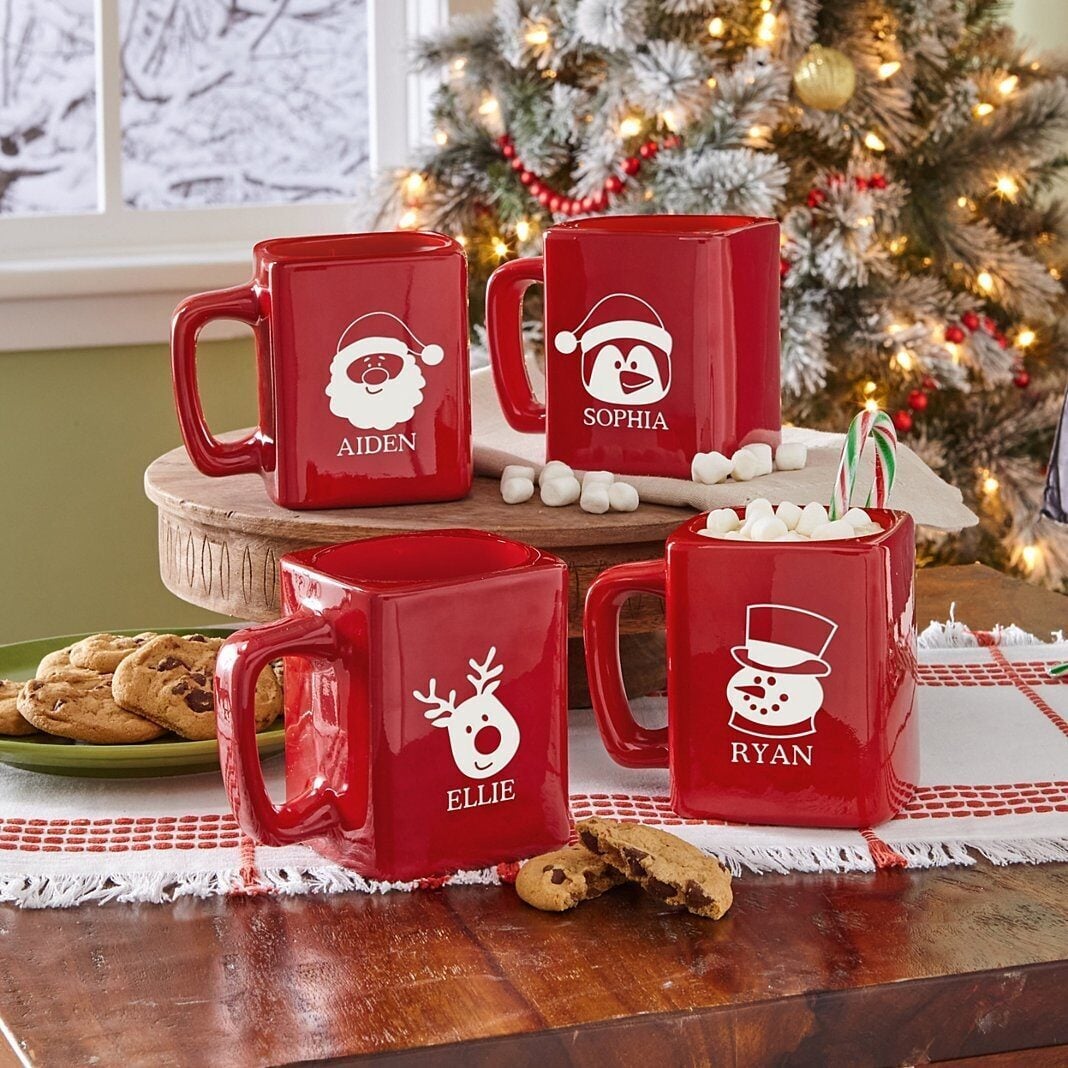 New Winter Fun Square Mug (1 Mug)
