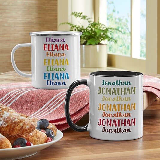 New Colorful Cascading Name Mug (11oz)