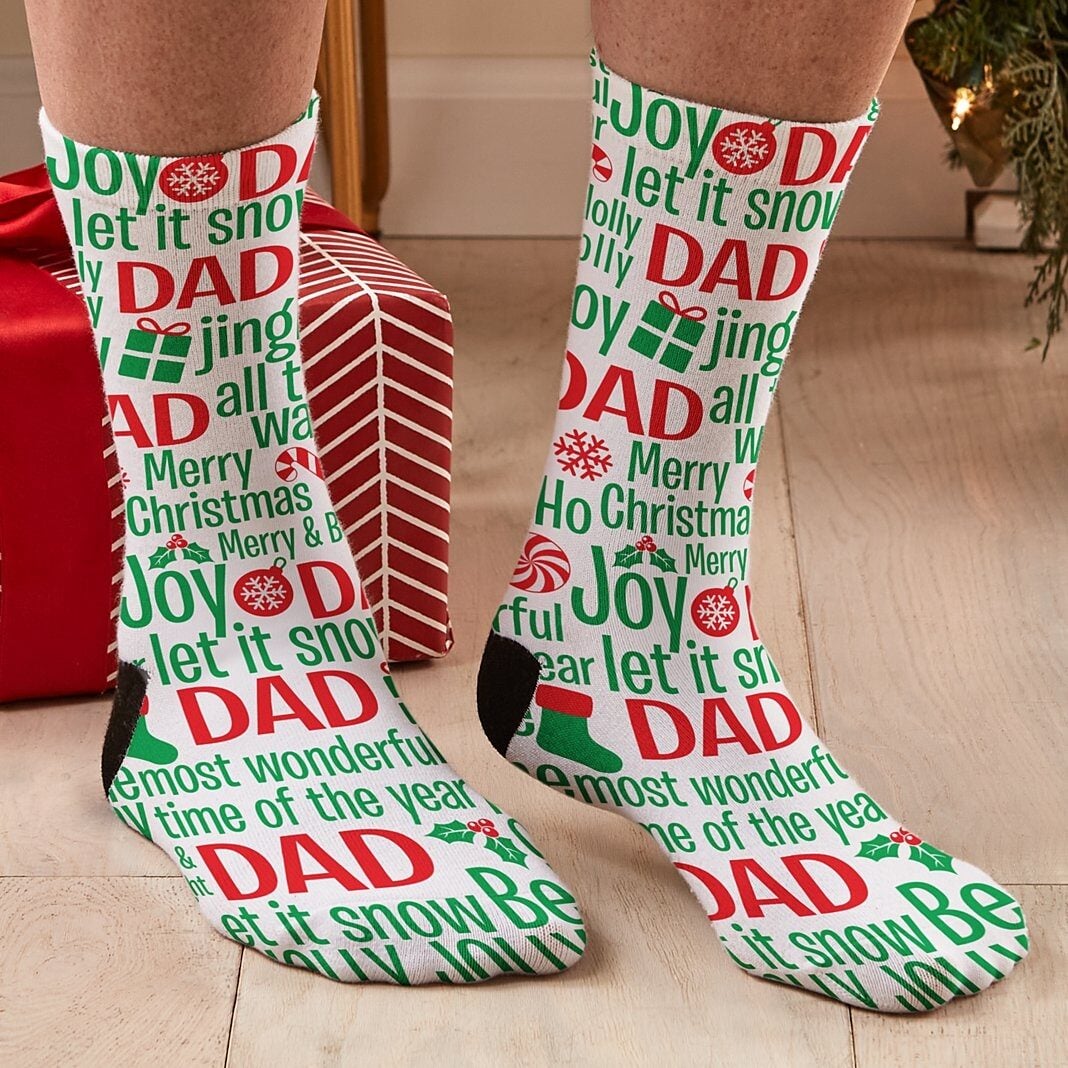 New Family Christmas Socks (Large)