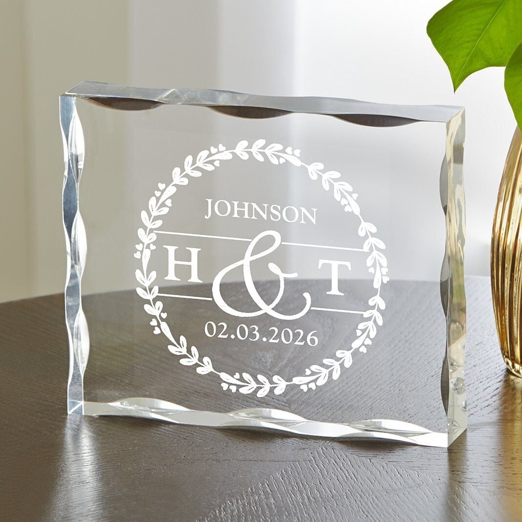Sophisticated Couple Acrylic Block