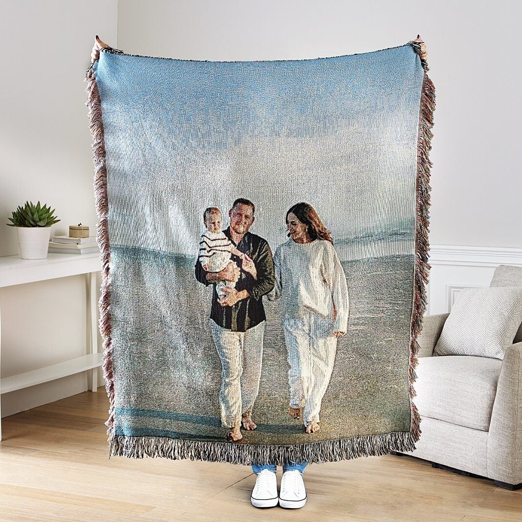 Photo Weave Throw