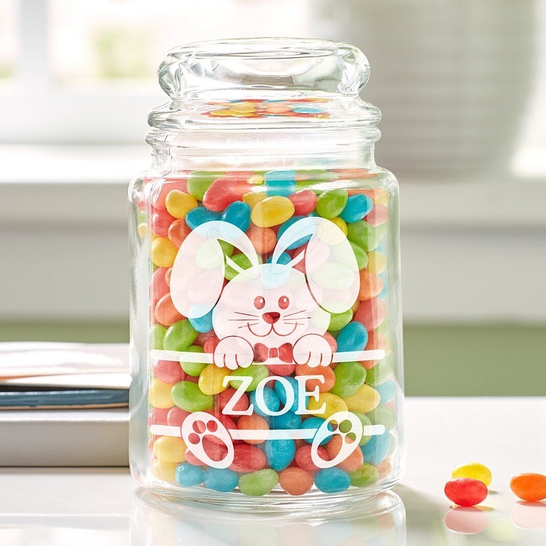NewEaster Friend Glass Treat Jar