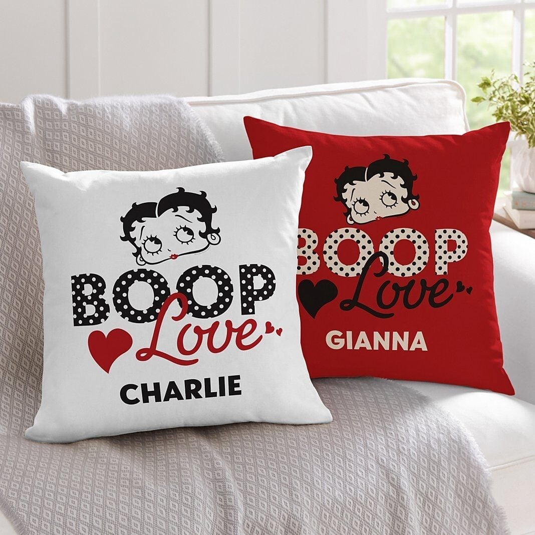 Betty Boop Boop Love Throw Pillow